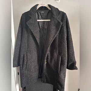 Black boohoo Teddy jacket